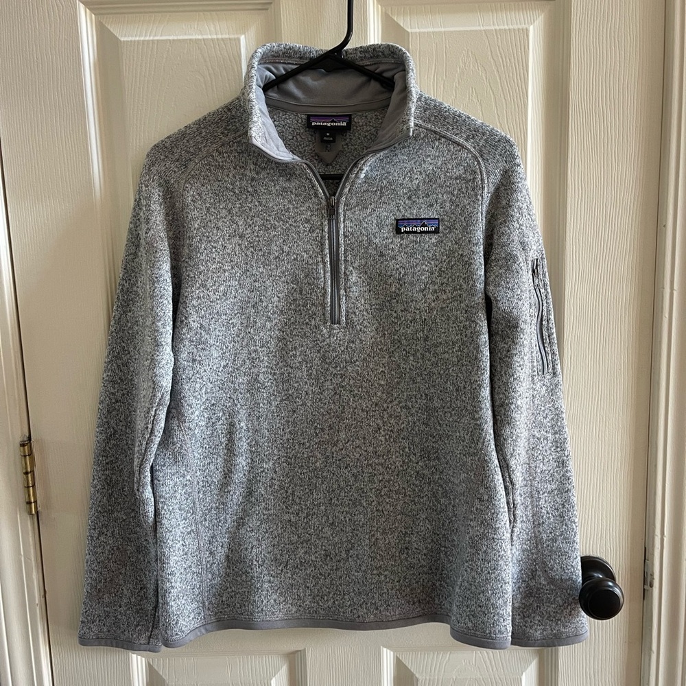 Patagonia Women’s 1/4 Zip Better Sweater Gray/Birch White